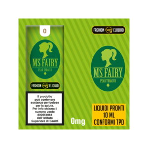 Ms Fairy Pear Tobacco Liquido Pronto 0mg 10ml