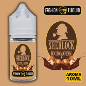 AROMA SHERLOCK NOCCIOLA CREAM 10ml in flacone 30ml