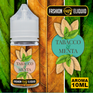 AROMA TABACCO E MENTA 10ml in flacone 30ml